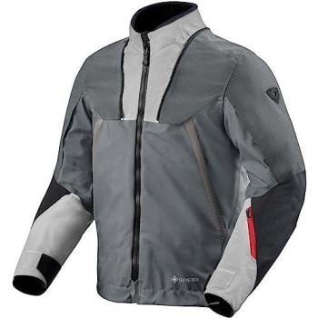 Chaqueta textil de motocicleta REV'IT! Stratum GTX Gris-Antracita