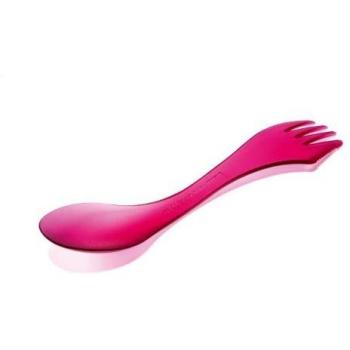 Light-my-Fire - Cuchara y tenedor 2 en 1 transparent pink Talla:original 17cm
