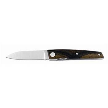 Navaja Salamandra 230032 con Hoja de 7,5 cm en Acero Inoxidable D-2, Espesor de 2,8 mm y Sistema de Bloqueo LinerLock + Pañuelo Desen