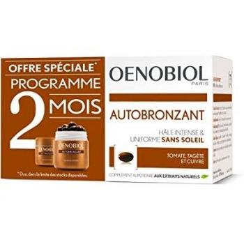 Oenobiol Autobronceador, efecto uniforme y luminoso, lote de 2 cajas