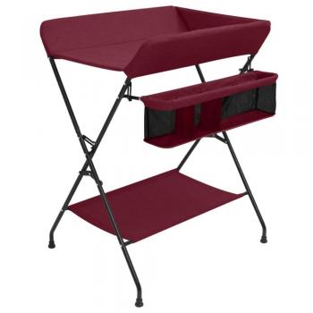 Mesa cambiadora de hierro rojo Día y Noche