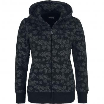 Gothicana by EMP Freaking out Loud Capucha con Cremallera Negro L