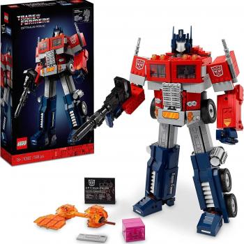 LEGO® Icons 10302 Optimus Prime Transformable 2-in-1 Robot and Truck Model Building Set