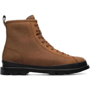 Camper K300245-009 BRUTUS - Botas de hombre de piel en marrón claro