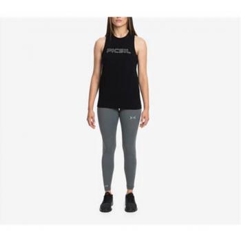 Camiseta Tank Mujer Tirantes Picsil Sport con diseño de espalda nadadora, color negro, fabricada en material ligero y transpirable, ideal para entrenamiento y actividades deportivas