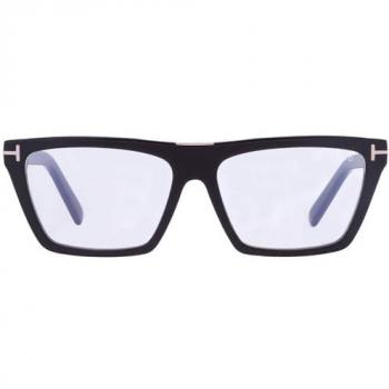 Tom Ford FT5912-B Black Optical Glasses for Men, Stylish and Versatile, Size 57 MM, Blue Light Blocking