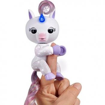 Wowwee- Mackenzie Mascota Interactiva, Color Blanco con luz