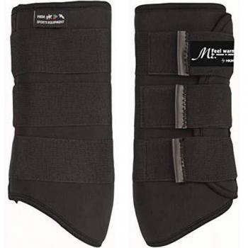 HKM Mr. Feel Warm Polainas para sofá Negro XL