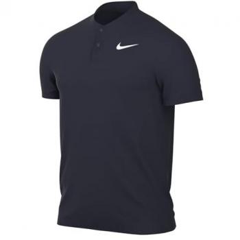 Nike Dri-Fit Blade Solid Polo for Men - Dark Blue, Size L