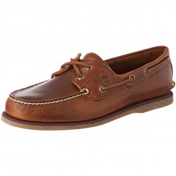 Timberland Classic Leather Boat Shoes for Men in Light Brown - Size 10.5