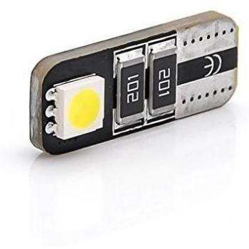 Ligh tec24 ® Socket de 2 ranuras LED SMD T10 W5 W 5050 iluminación interior CANBUS coche 7500 K