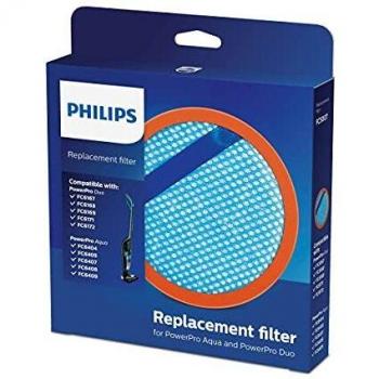 Filtro de Aspiradora Philips FC5007/01, Compatible con Modelos FC6404-FC6409 y PowerPro Duo, Poliéster
