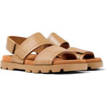 CAMPER Brutus Sandal - Sandals for Men - Brown, size 40, Smooth leather