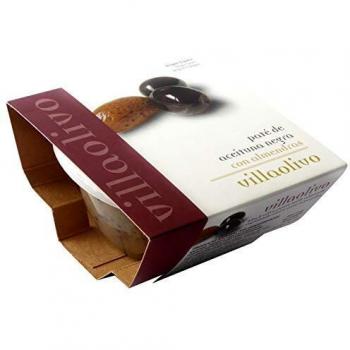 Villaolivo - Paté o tapenade de aceitunas negras con almendras 100% natural