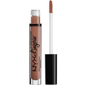 NYX Professional Makeup Pintalabios Lip Lingerie Liquid Lipstick, Acabado cremoso y mate, Larga duración, Fórmula vegana, Tono: Push-Up