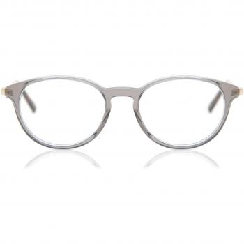 Gafas Recetadas Oval Montuta Completa de Plástico Grises para Mujer - Gafas Anti-Azules - SmartBuy Collection