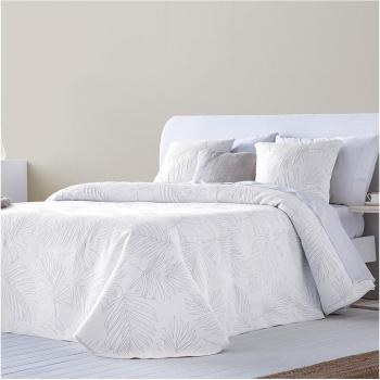 Colcha algodón jacquard Georgina gris