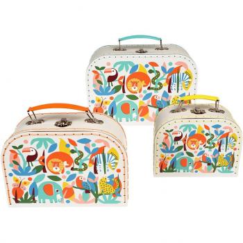 Rex London Wild Wonders Children's Storage Cases Set (3 pcs)