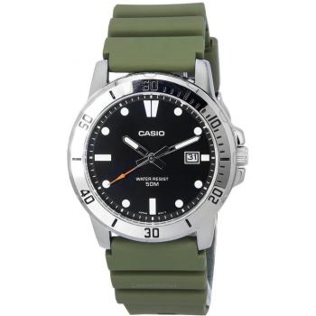 Reloj de Pulsera Casio Standard Analog Resin Strap Black Dial Quartz MTP-VD01-3E - Reloj Hombre