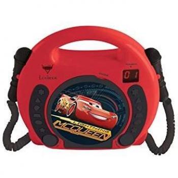 Cars RCDK100DC Lector Cd Portátil con 2 Micros