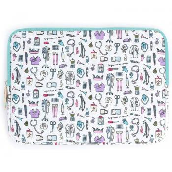 Funda para Portátil Enfermera en Apuros Utensilios 13
