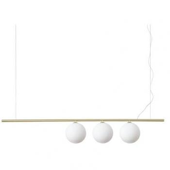Lámpara de Techo Colgante PERLINE SP3 de 3 Luces en Latón