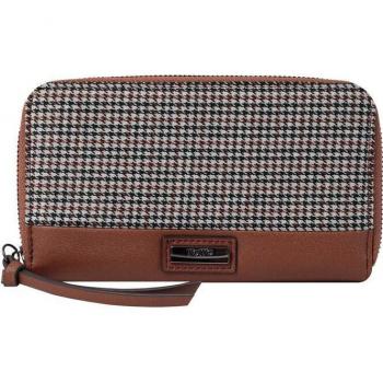 Cartera Totto Checky para mujer en color marrón