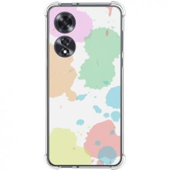 Funda Antigolpes de Silicona para Oppo A60 4G Diseño Acuarela 05