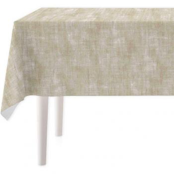 Vipalia - Mantel Resinado Light Lino: Protector de Mesa Impermeable y Antimanchas, Ideal para Salón o Comedor