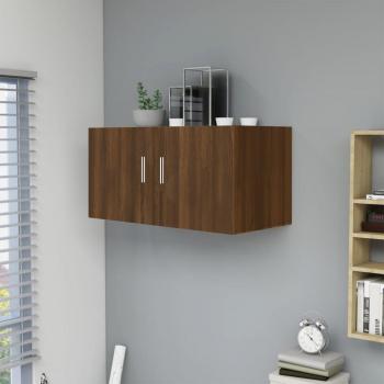 Mueble de pared de Roble Marrón 80x39x40cm madera multicapa