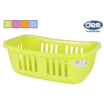 CESTO ROPA BAHIA 38X56X21CM - COLORES SURTIDOS