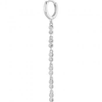 Ear Candy - Piercing aro Señorita de plata y baño de rodio