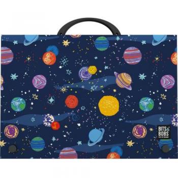 Maletín Grafoplás de Polipropileno B&B 24 Space con Asa y Cierre - Tamaño Folio 345x245x40 mm