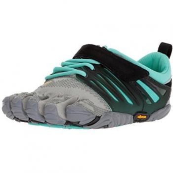 Vibram FiveFingers V-Train, Zapatillas de Deporte para Mujer, Gris Grey/Black/Aqua, 39 EU