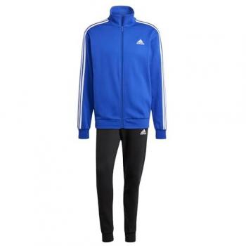 Chándal Adidas 3 Stripes Fleece para Hombre - Color Azul - Talla XL - Tejido Jersey de Algodón - Estilo Deportivo y Confort Premium