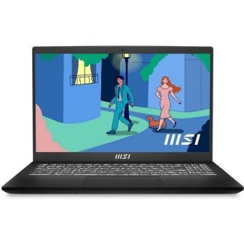 MSI Modern 15 B12M-043XES Classic Black - Portátil 15.6 Full HD (Intel Core i7-1255U, 16GB RAM, 1TB SSD, FreeDos)