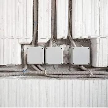 Caja de Conexiones de Plástico, IP65 ABS Caja Instrumentos Eléctrica para Caja de Proyectos Eléctricos Resistente al Agua, para Interiores y Exteriores Eléctricos