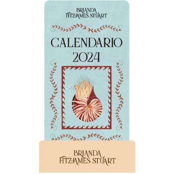 Calendario de Mesa de Tarjetas 2024 Brianda Tantanfan Turquesa Castellano