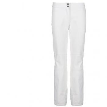 CMP Pantalones de esquí para mujer con gaiter interior, color blanco, talla 42