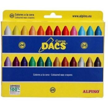 DACS DA050295 - Estuche de 24 Ceras Blandas en Colores Surtidos