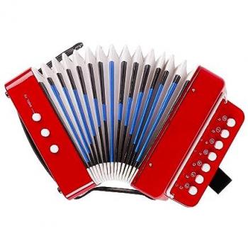 Acordeón Conservatorio Tachan - Instrumento Musical Infantil Multicolor con 7 Teclas y Sistema de Aprendizaje mediante Colores y Flechas (CBSKY-790T00687)