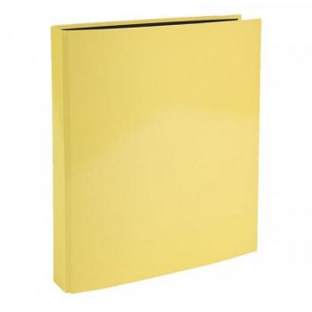 Carpeta A4 Exacompta 4 Anillos 25 mm Amarillo Pastel