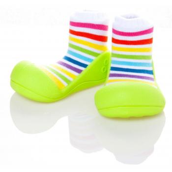 Attipas - Patucos de bebé unisex de algodón multicolor