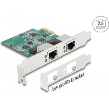 Tarjeta de Red PCIe 2x RJ45 2.5 Gigabit Ethernet RTL8125