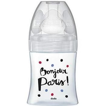 Dodie Sensation+ Anti-Colic Glass Baby Bottle 150ml Paris 0-6 Months