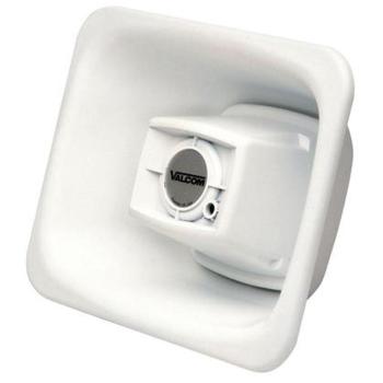 VALCOM 3Watt White One-Way FlexHorn Speaker