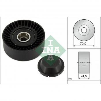 Polea tensora/guía, correa trapezoidal y poli V INA 532 0552 10