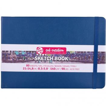 TALENS CUADERNO BOCETOS 21X15CM 140G 80 HOJAS AZUL MARINO