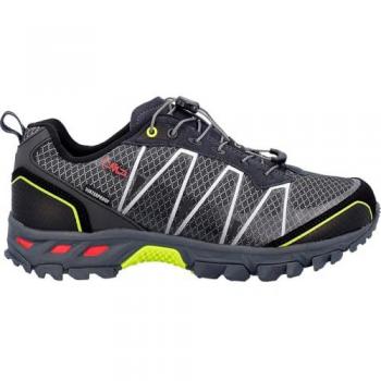 Zapatillas de trail running para hombre CMP Altak WP gris oscuro con detalles en amarillo neón - Talla 44