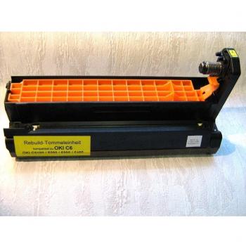 UNIDAD de TAMBOR (alternativo) compatible a Oki C 5100 N 5200 N 5300DN 5400 DN DTN TN COLOR amarillo